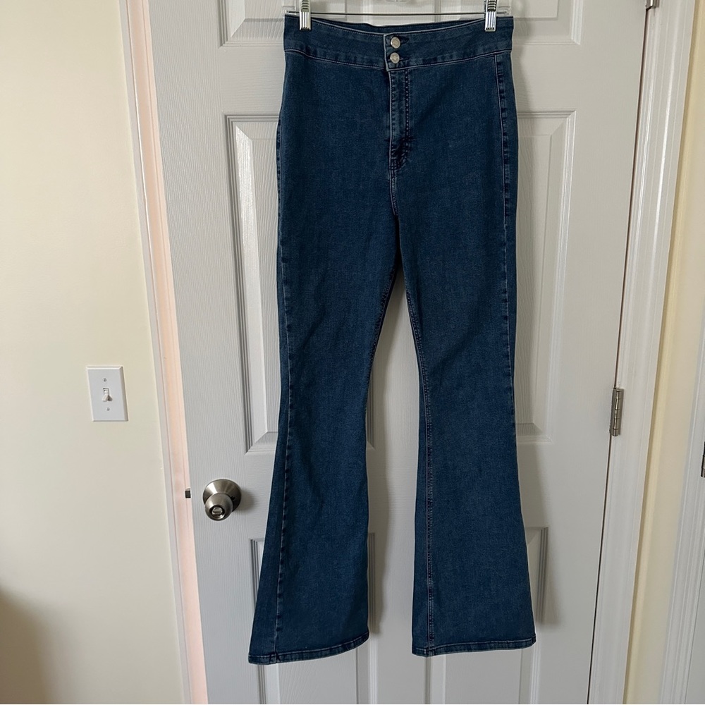 Topshop Jamie Flare Jeans
